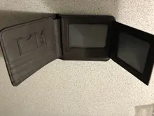 Billeteras informales para hombre, billetera plegable corta de cuero, monedero, 17 tarjetero