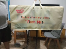 Estera de juego infantil brillante para bebés, 200cm x 180cm x 1cm, almohadilla plegable para gatear, XPE, para el hogar, exteriores, juego de rompecabezas impermeable