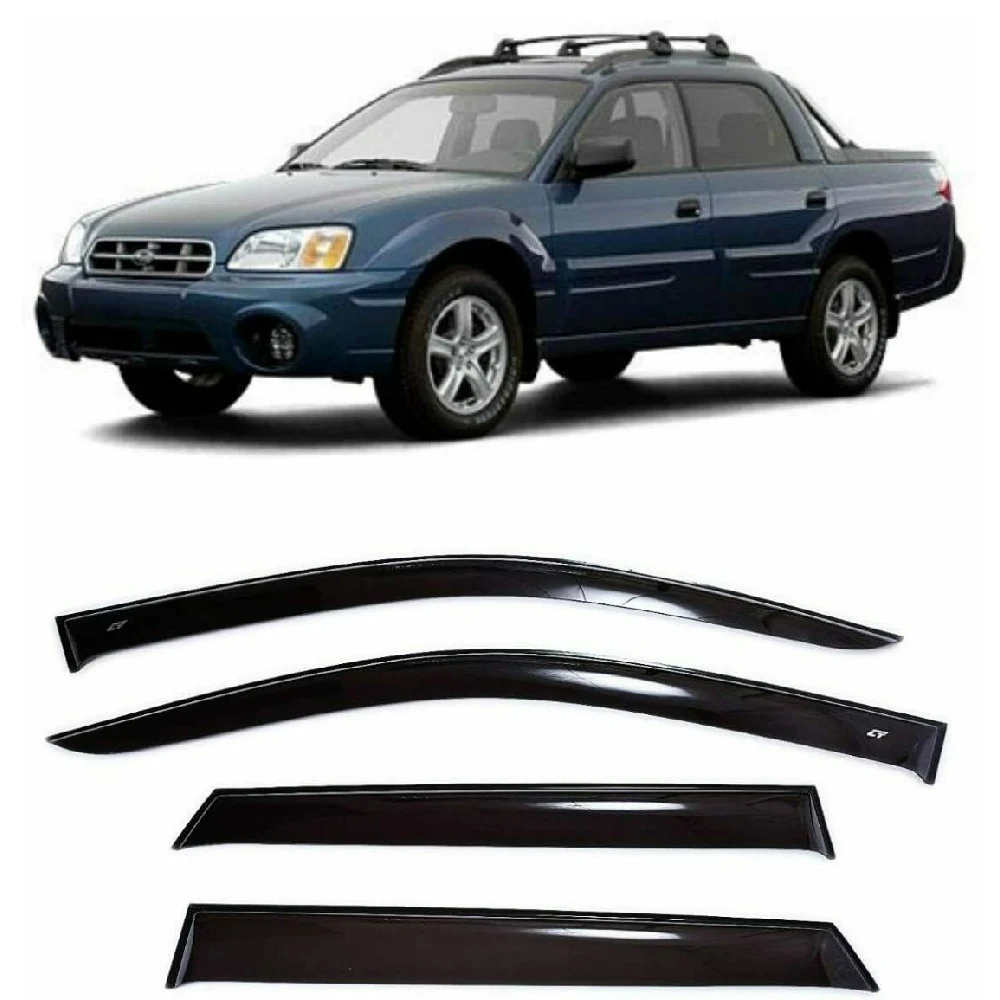 Дефлекторы окон Cobra Tuning S41002 на авто Subaru Baja 2002-2006 4 шт./комп. ветровики от дождя