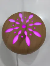 Essential-Oil-Diffuser Air-Humidifier Led-Lights Wood-Grain-Aroma-Diffuser Ultrasonic