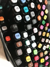 Touchfive-Conjunto de rotuladores de doble punta, set de 30/40/60/80/168 colores, rotuladores de alcohol para dibujo artístico y manga