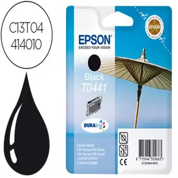 

Ink-jet epson t0441 stylus c64 / 66 / 84 / 86 / cx3600 black-600 pag- 90951-C13T04414010