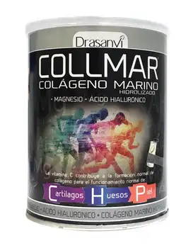 

Collmar marine collagen hydrolyzed neutral flavor 300 gr marine collagen type i with magnesium and hyaluronic acid.