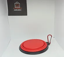 Taza plegable de viaje para alimentación de agua, contenedor portátil de comida para cachorros, para perros y gatos, bandeja de alimentación, 350ML