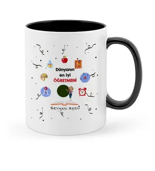 

Personalized World Best Teacher Black Mug Cup-24