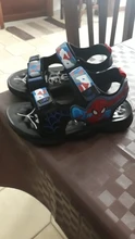 Sandalias de verano para niños, zapatos de playa, dibujo de Spider-Man, suaves