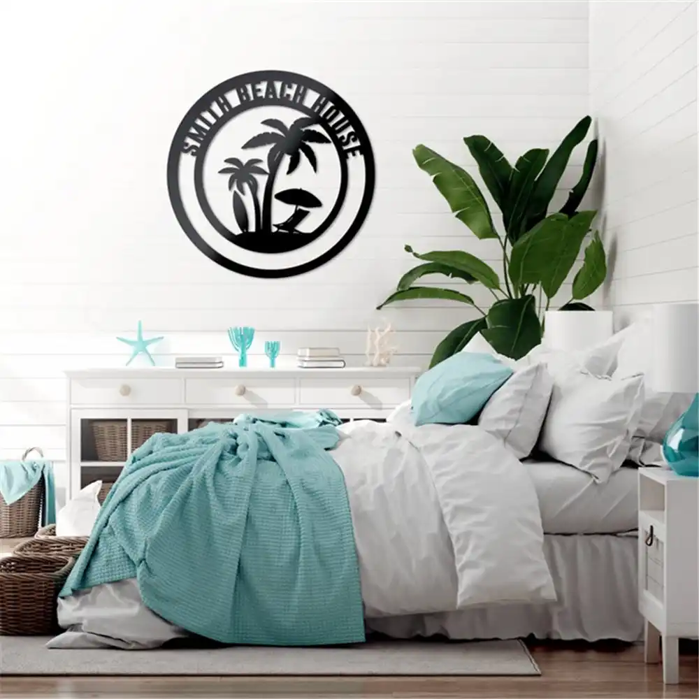 Download Decoracion de la pared costera de metal For Free