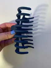 Pinzas de pelo acrílico con pasador para mujer y niña, accesorios para el cabello coreanos sólidos grandes para cabello, elegante glaseado, horquillas con pasador, 1 unidad