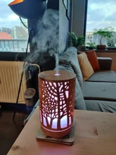 NMT 076 200ML Air Humidifier Essential Oil Aroma Diffuser Cold Mist Sprayer 7 Color LED