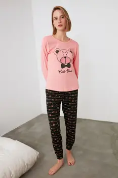 

Trendyol Printed Knitted Pajamas Set THMAW21PT0745