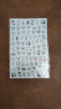 Nail-Art-Stickers Tips Nail-Decal Manicure-Decorations Flower Geometric Panda-Leaf Animal