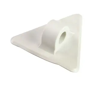 

Fastening Leer triangular, white wdl-k6