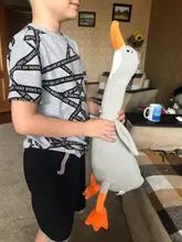 De algodón lindo ganso de peluche juguetes de peluche Animal bebé muñecas acompañantes de confort muñecas almohada nórdica decoración para el hogar