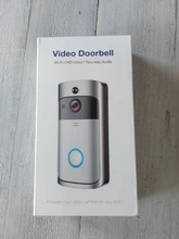 Timbre de puerta de seguridad V5, videoportero inalámbrico inteligente con WIFI, grabación Visual, Monitor para el hogar, intercomunicador de visión nocturna