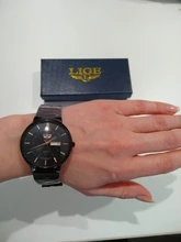 LIGE-Reloj de cuarzo con malla de acero inoxidable para mujer, accesorio de lujo, relojes de marca resistentes al agua, ultrafinos, calendario semanal + caja, regalo