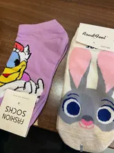 Calcetines de algodón transpirables de dibujos animados para mujer y niña, de Minnie, Mickey Mouse, a la moda, tobilleros, 1 par