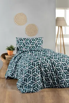 

BEYON DUVET COVER SET ONE-PERSON STYLISH-TOUCH BLUE PATTERNED NICE LOOKING COTTON AND POLYESTER ESMERALDA