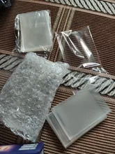 Protector de cartas transparente para juegos de mesa, fundas para tarjetas de colección, 7 tamaños, 300 unids/lote