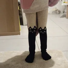 Los nuevos niños de dibujos animados de medias para chicas encantadoras Patchwork diseños de bordado medias pantis primavera bebé medias de Kawaii