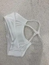 Fitness Tops Underwear Top-Padded-Bra Sports-Top Strappy Yoga Push-Up Running Athletic-Vest