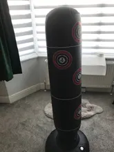 Bolsa de boxeo inflable para entrenamiento, saco de arena con Base de agua para aliviar la presión, equipo de construcción corporal para Fitness