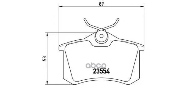 Колодки Тормозные Задние Brembo P85017 Brembo арт. P85017
