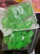 10 unids/lote calamar cubierta para cebo artificial camarones paraguas ganchos de protección caso cubierta de almacenamiento accesorios de pesca