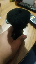 1PC negro cuello cara Duster cepillos para Barba Barbero Limpieza del cabello cepillo de cabello para salón de belleza de peluquería Estilo herramientas de maquillaje