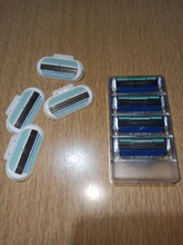 Mujer de moda hoja de afeitar mujer sacapuntas 3 capa calidad cuchillas de afeitar la cabeza adecuado para Gillette Venus cabello