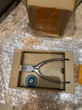 MR.GREEN-cortauñas superafilada de acero inoxidable, alta calidad, para cutículas, uñas postizas, pedicura