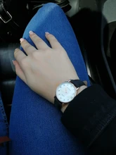 Reloj pequeño Vintage para mujer, correa de cuero, para deportes al aire libre, regalo