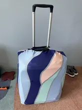 HMUNII mundo diseño de mapa cubierta protectora de equipaje maleta de viaje cubierta elástico polvo casos de 18 a 32 pulgadas, accesorios de viaje