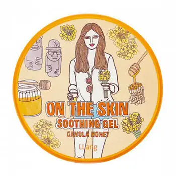 

Gel with honey llang on the skin soothing gel-canola honey