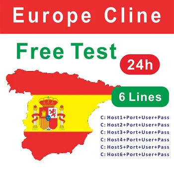 

Europe Cccam Cline for 1 year Spain DVB-S2 Poland Portugal 6 clines Europe Cline for Gtmedia V8 satellite receiver