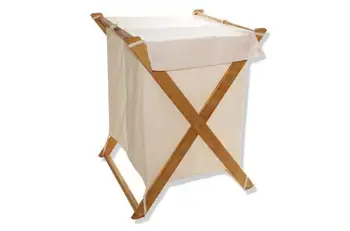 

Laundry Basket Foldable Double Compartment