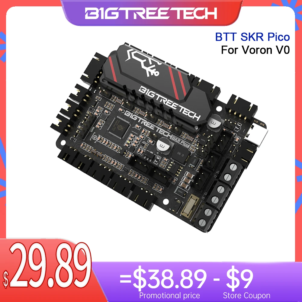 BIGTREETECH BTT SKR Pico V1.0 Control Board Raspberry Pi For Voron V0 OLED PI TFT50 Touch Screen TMC2209 UART 3D Printer Parts uv printer head