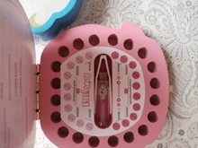 Caja de madera para dientes de bebé, organizador umbilical para los dientes de la leche en inglés/español/portugués, caja de recuerdo para niños y niñas