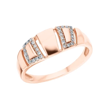 

Silver ring with cubic zirconia sunlight sample 925