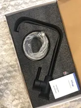 Frap-grifo de fregadero de cocina de acero inoxidable, rociador con pintura en aerosol negra, mezclador de agua fría y caliente de un solo Mango, Y40001/3