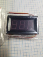 Medidor de voltaje con pantalla LED, voltímetro Digital ca 30-500V AC 0-600V 0,56 , calibrador de lectura DC 3,5-30V DC 0-100V, rojo, verde, azul