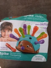 Entrenamiento enfocado en el Motor fino para niños, lucha de coordinación mano-ojo, juguete educativo para bebés erizo insertado