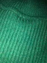 Women Sweater Pullovers Knitted Turtleneck Long-Sleeve Elasticity Streetwear-Top Multicolor