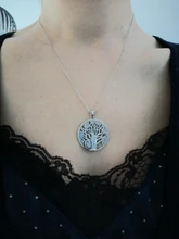 Colgante de árbol con piedra lunar Natural para mujer, Collar de plata de ley 925, joyería de vida diaria, regalo de aniversario de cumpleaños