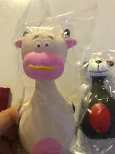 Toy Dog-Toy Latex Rubber Chewing Animal-Shape Squeaky Teeth-Cleaning Cow Cute Sound Cartoon