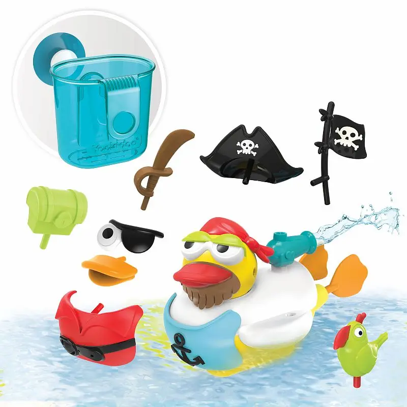 Toy water "Duck-pirate's водометом and accessories
