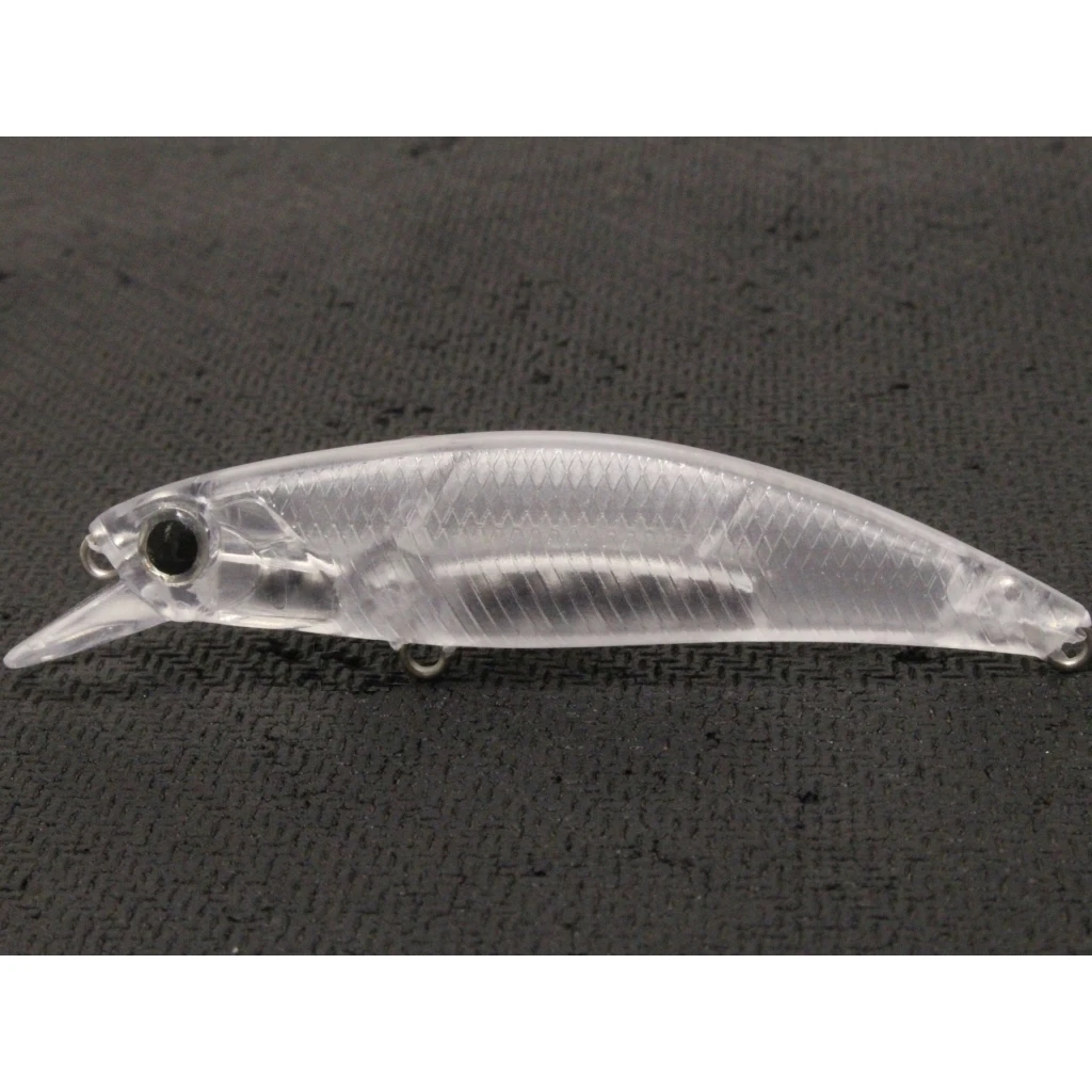 wLure 6.5cm 3.3g Sinking Minnow Unpainted Transparent Jerkbait Blank Lure Customize Painting UPM777 | Спорт и развлечения
