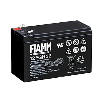 

FIAMM 12 FGH 36-battery (12 V/9.0 AH - Faston 250), black, lead Acid Battery, 12 v rechargeable battery, 12 v rechargeable battery