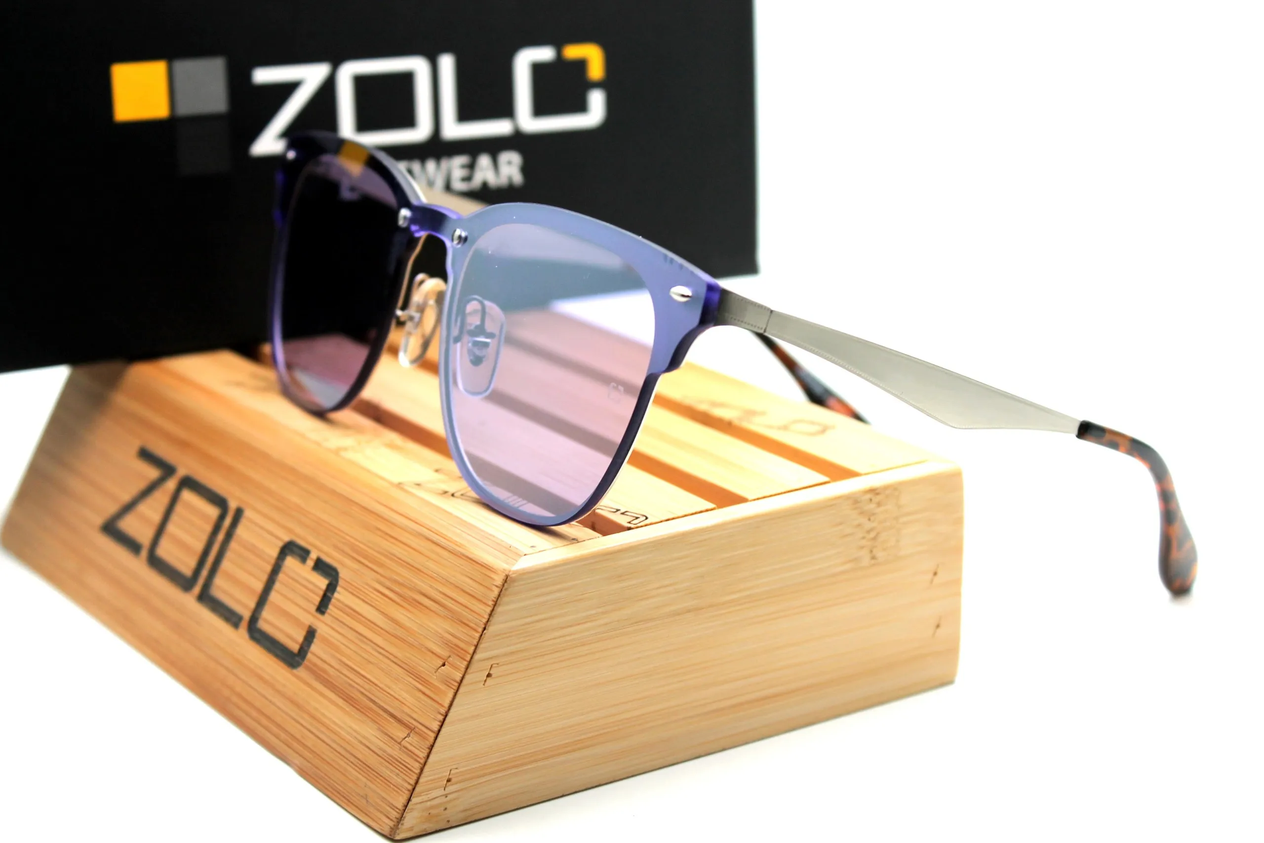 Zolo eyewear 30092 c67 солнцезащитные очки - Цвет линз: Светло-фиолетовый