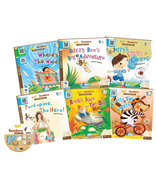 

RASS - Go! Readers Level 4 (6 Books + 1 DVD + 1 Smart Pen)