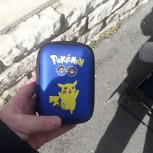 50 tarjetas de capacidad de disco duro caso titular de la tarjeta de Pokemon Pikachu juego tarjetas marcadores de libros titular de tarjetas de Pokemon Gx MEGA